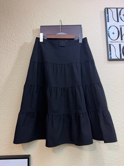 A-line tiered skirt #01013