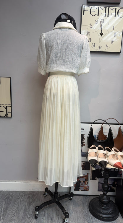 (-30%)Full elastic satin skirt #00695