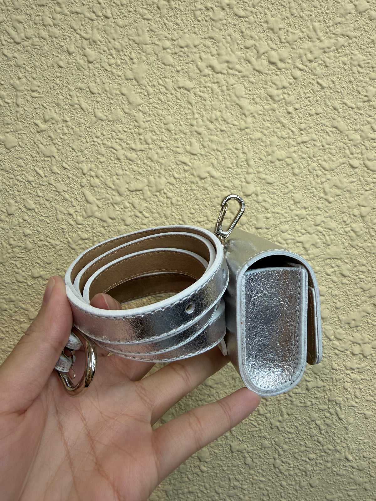 With mini waist bag belt