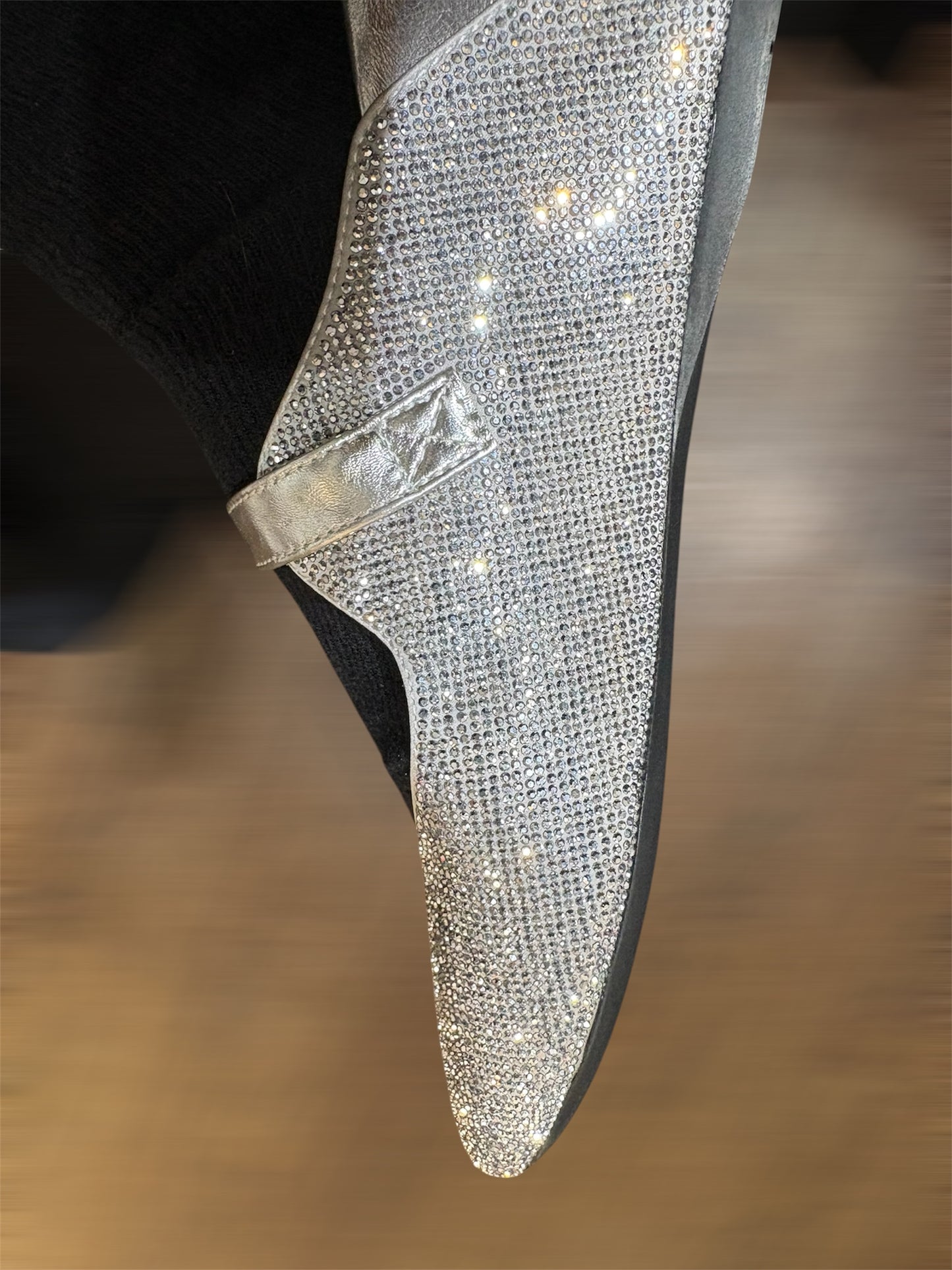 Glittering silver ballet shoes(pre order 7-21days)