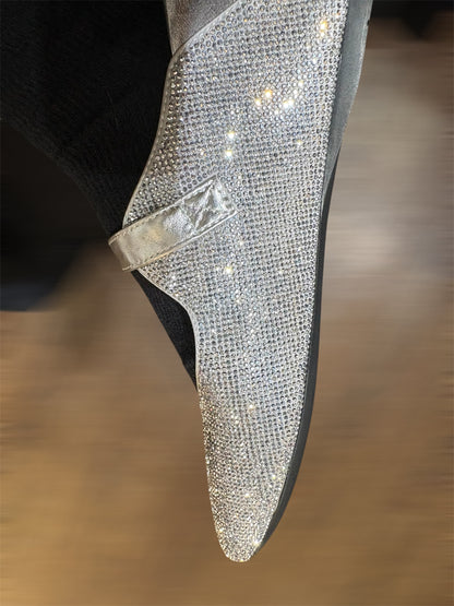 Glittering silver ballet shoes(pre order 7-21days)