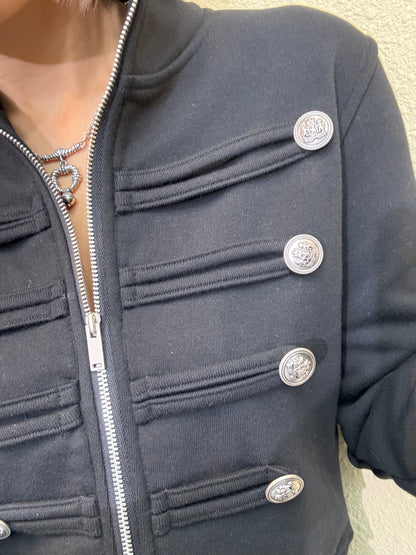 Silver buttons cotton outer #00935