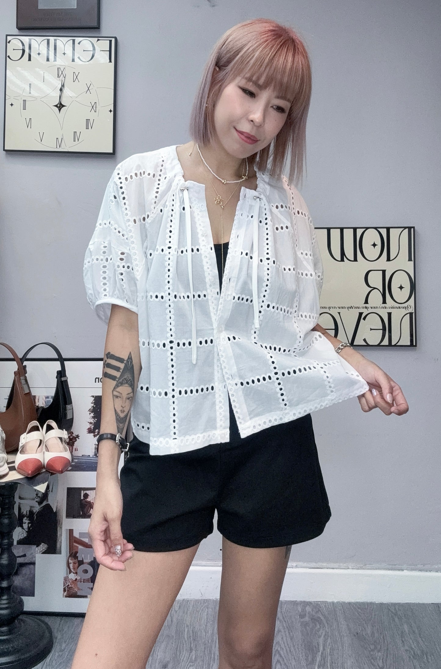 (-20%)Embroidery shirt #00828