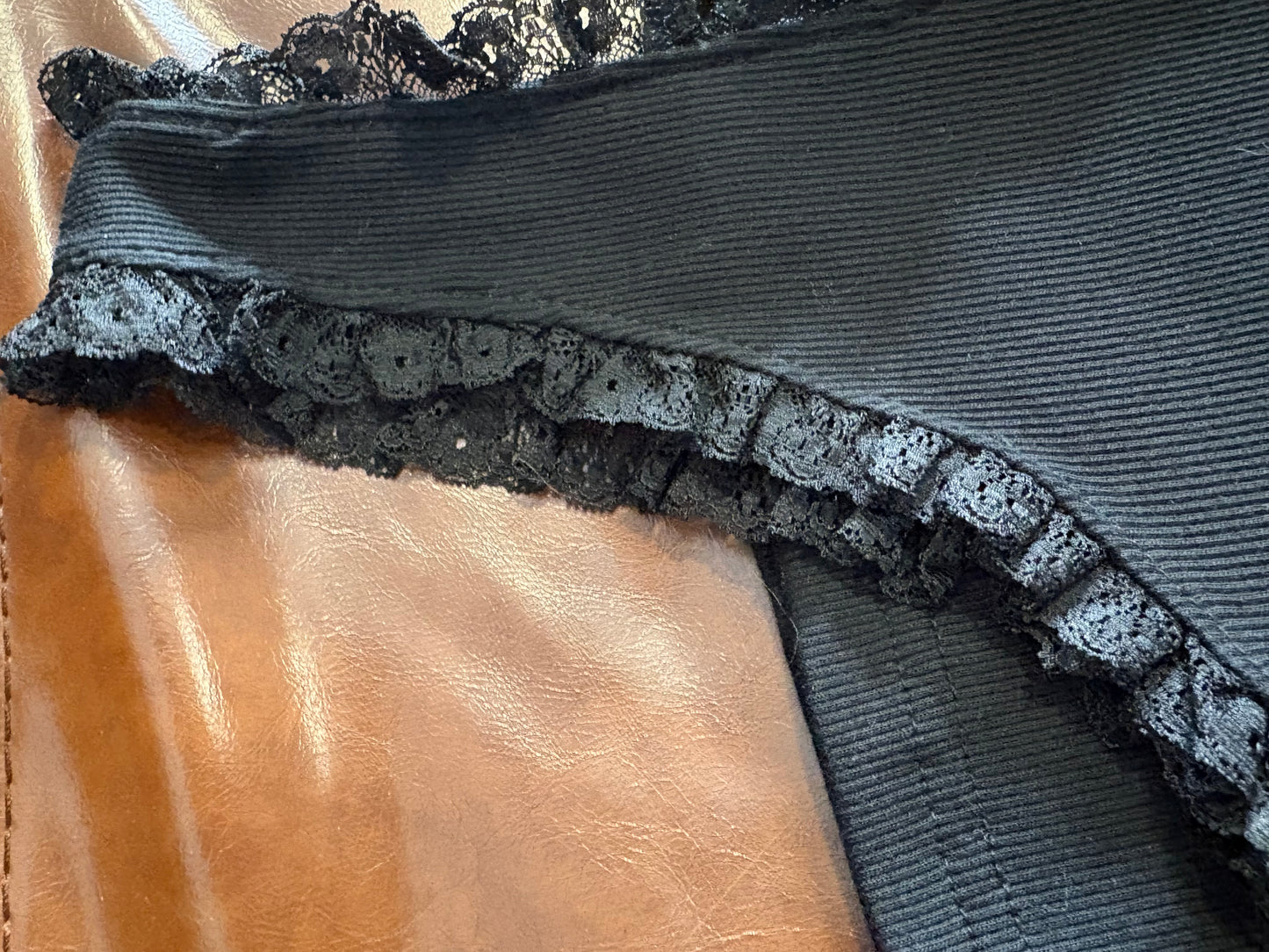 Lace square neck tank top #00533