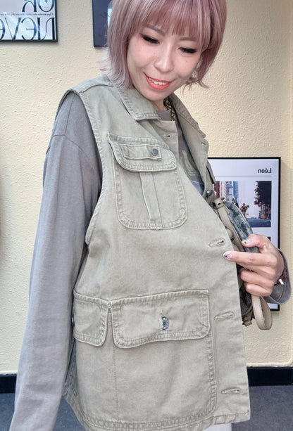 Pocket vest outer