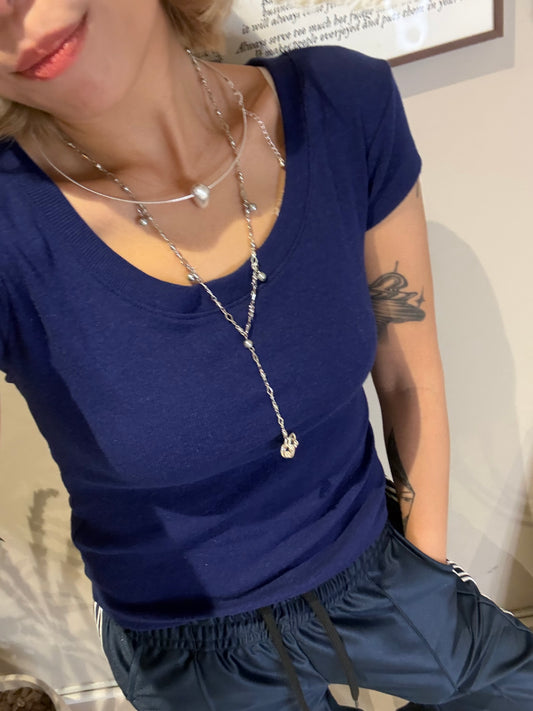 Round neck softy tee #00363