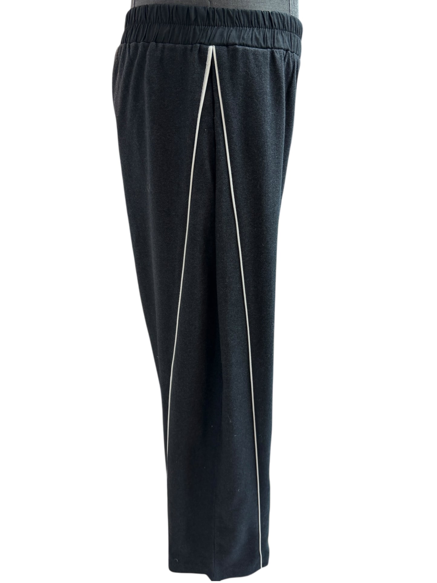 White line pants #00133