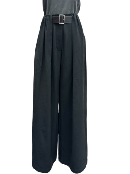 High waist Belt pants