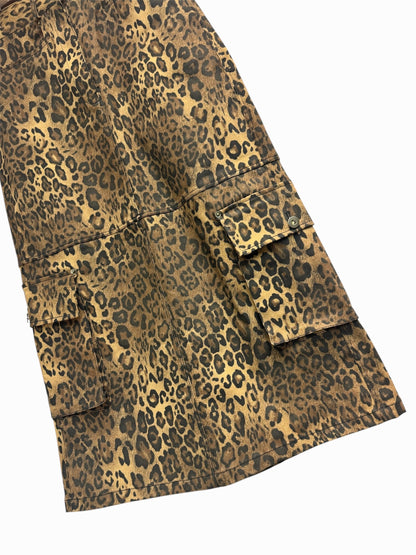 Leopard print skirt