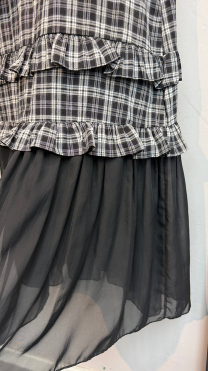 (-20%)Checkered refresh dress
