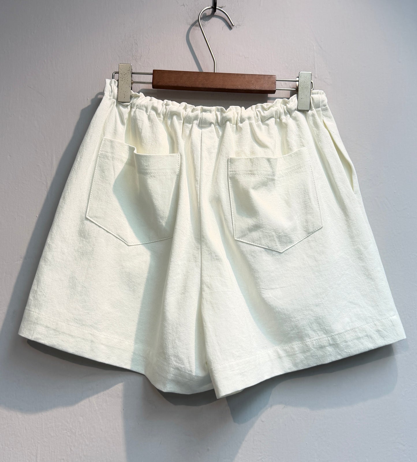 Full elastic plain shorts #00764