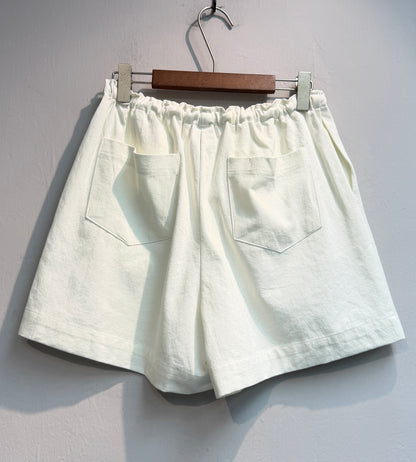 Full elastic plain shorts #00764