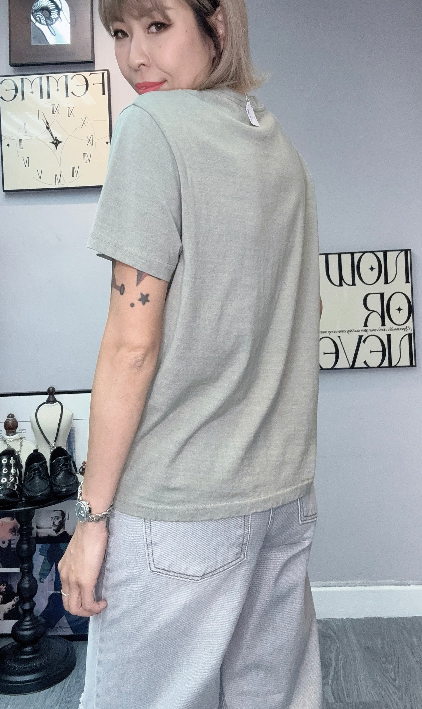 Washing softy tee #00415