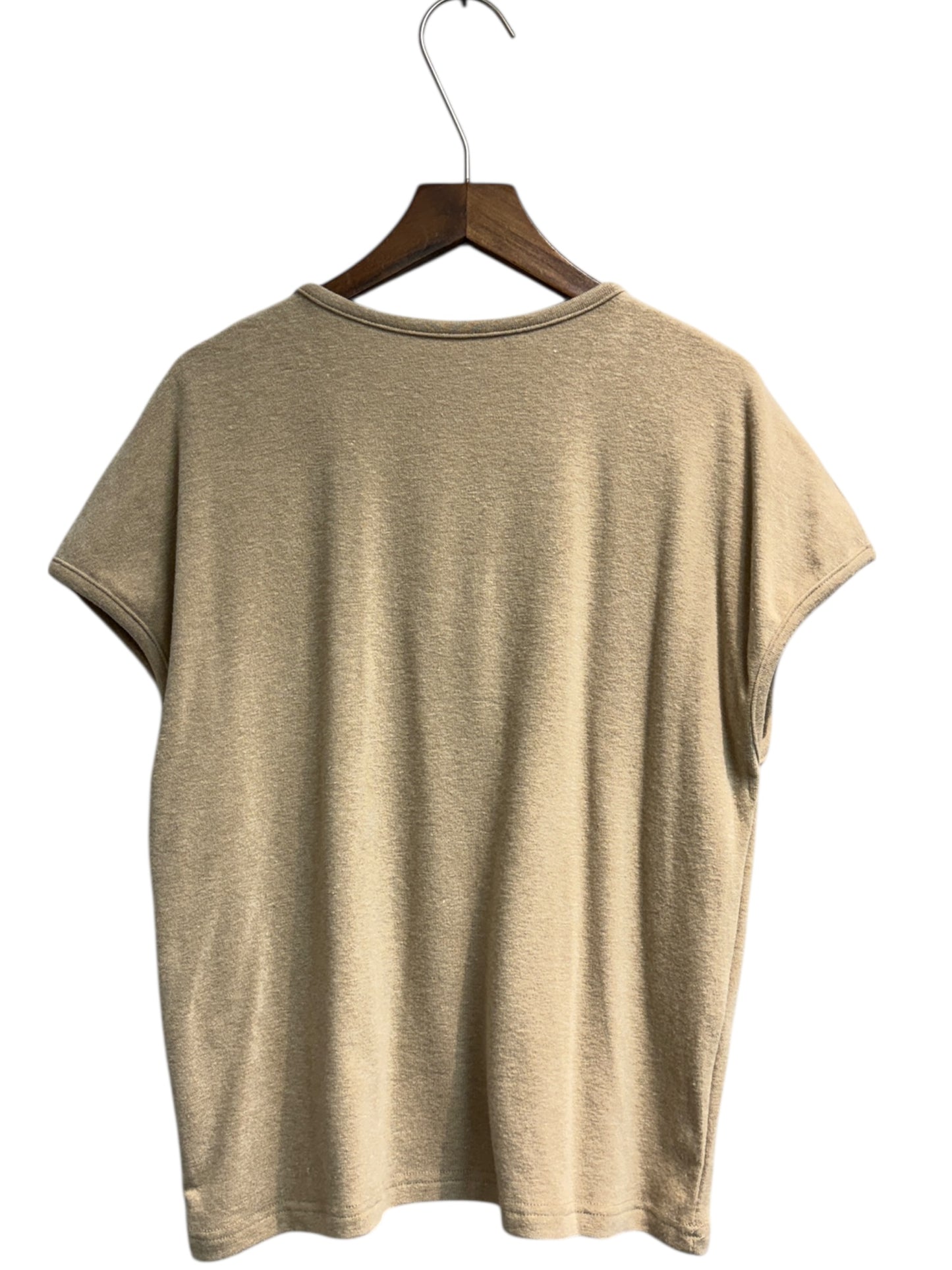 Fake two piece short sleeves tee #00126