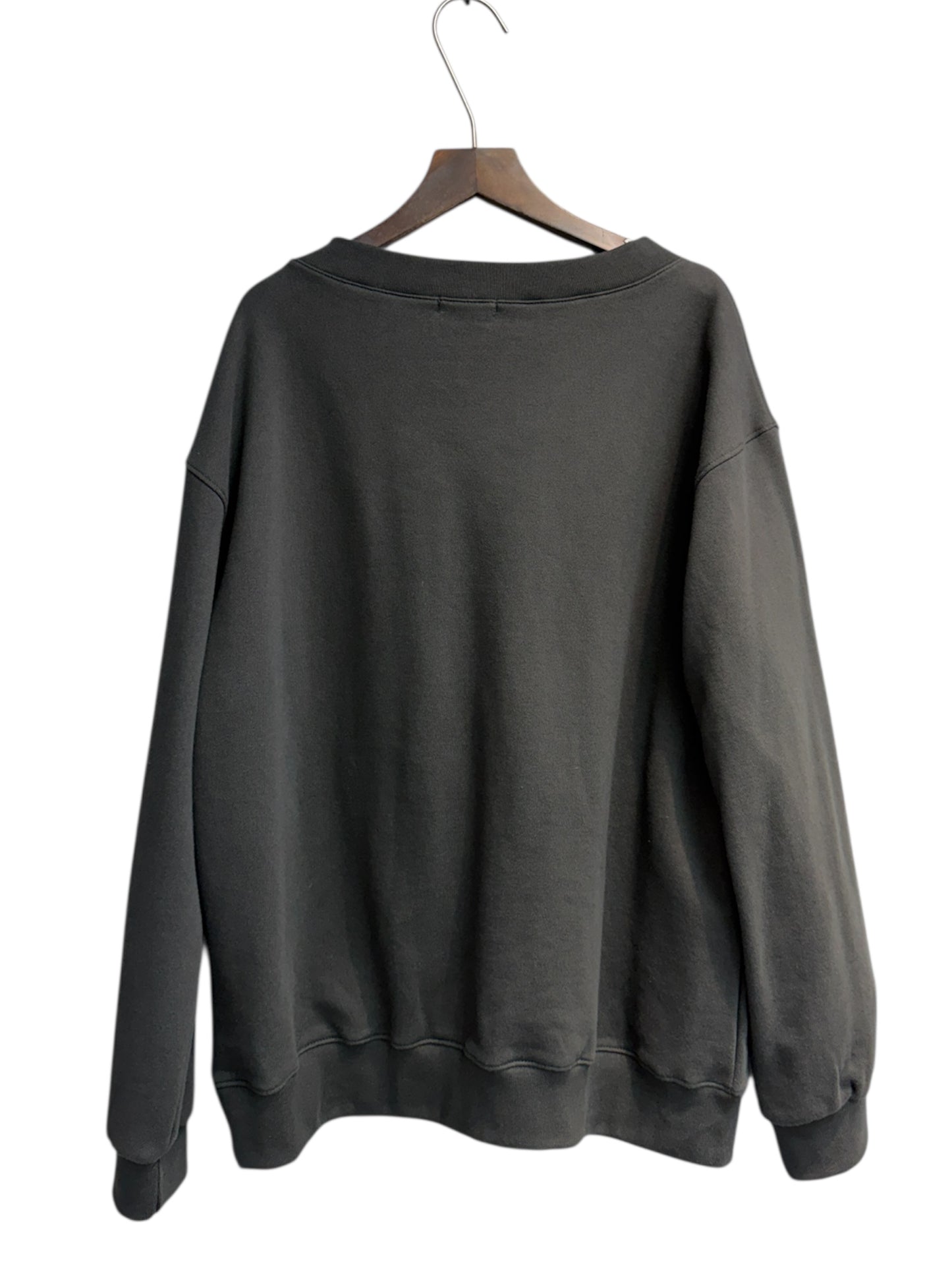 V neck fleece sweater #00058