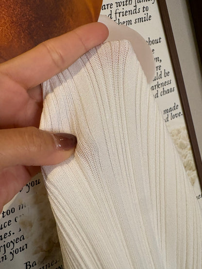 with belt knitted dress