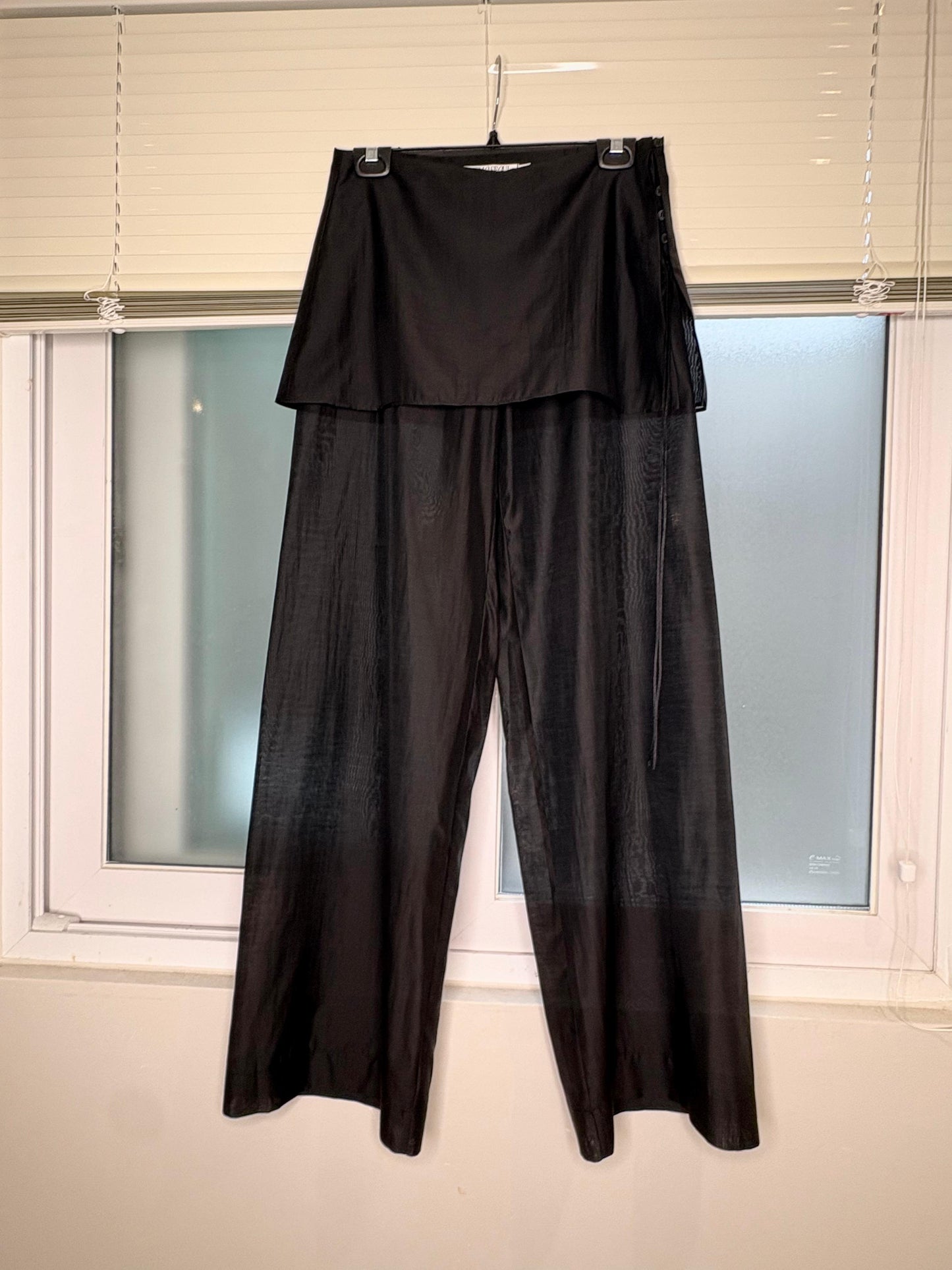 Two in one silky pants #00705