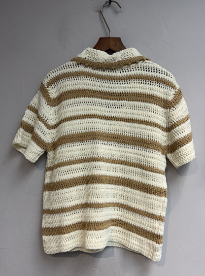 (-30%)Striped polo knitted