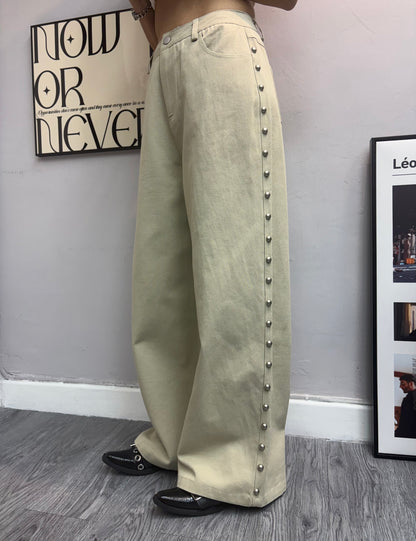 （🏷️-30%）Side beans pants #00441