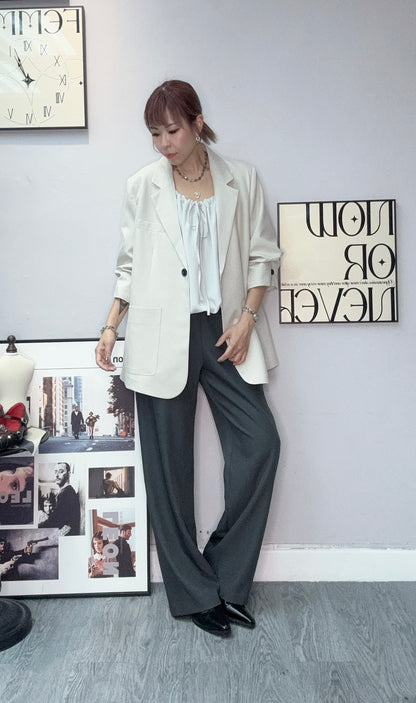 👍🏼Mid-length sleeves blazer#00596