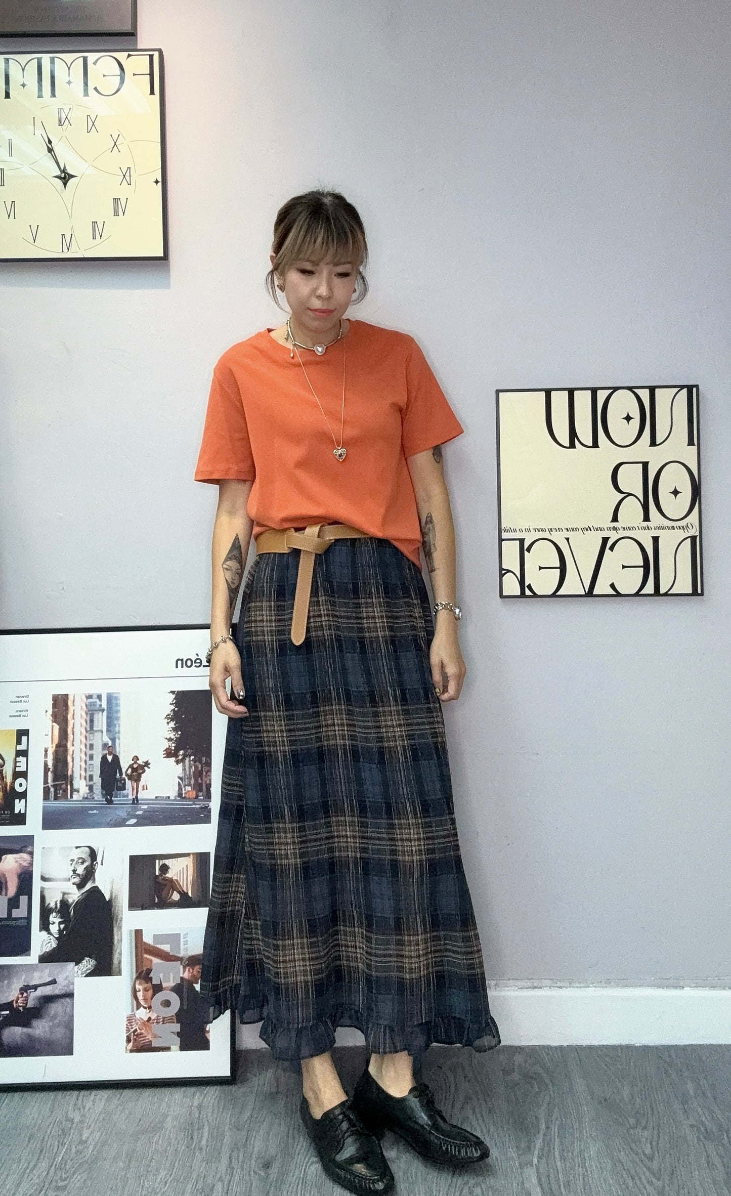 Plain short sleeves tee #00493