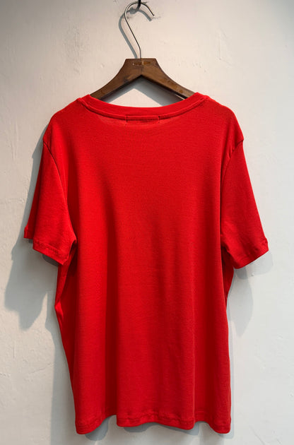 Front words loose tee #00756