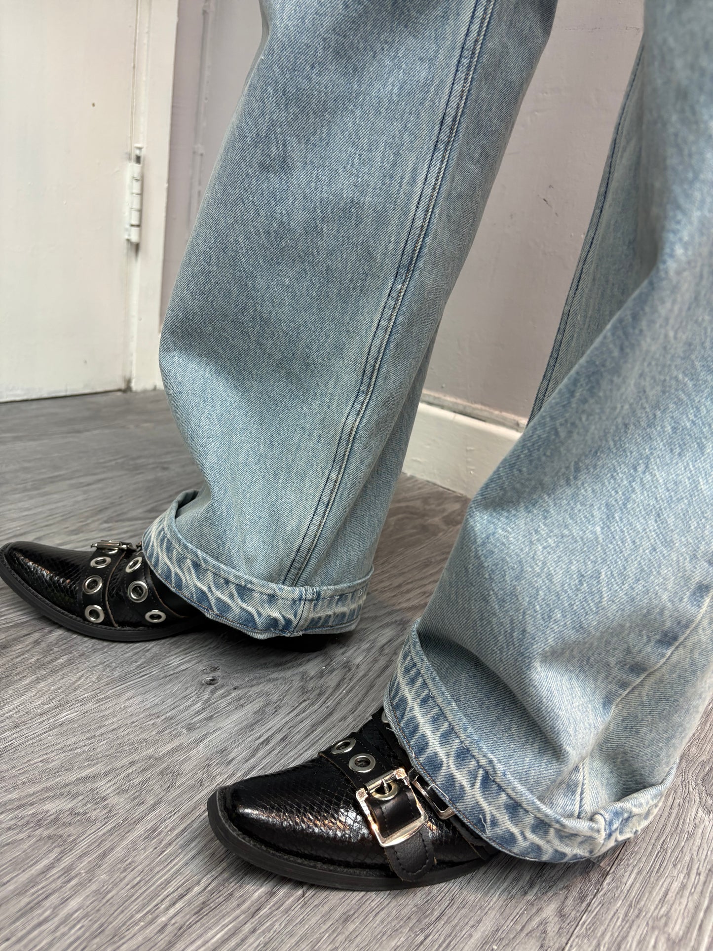 Wide waist jeans #00422