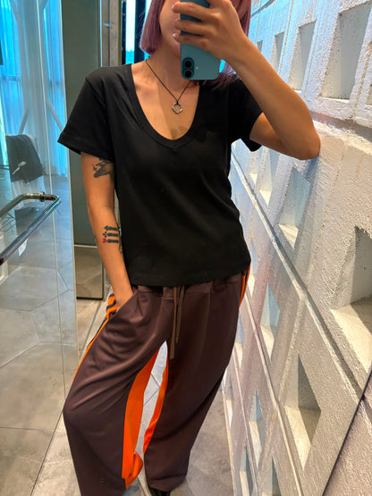 Big v neck tee #00811