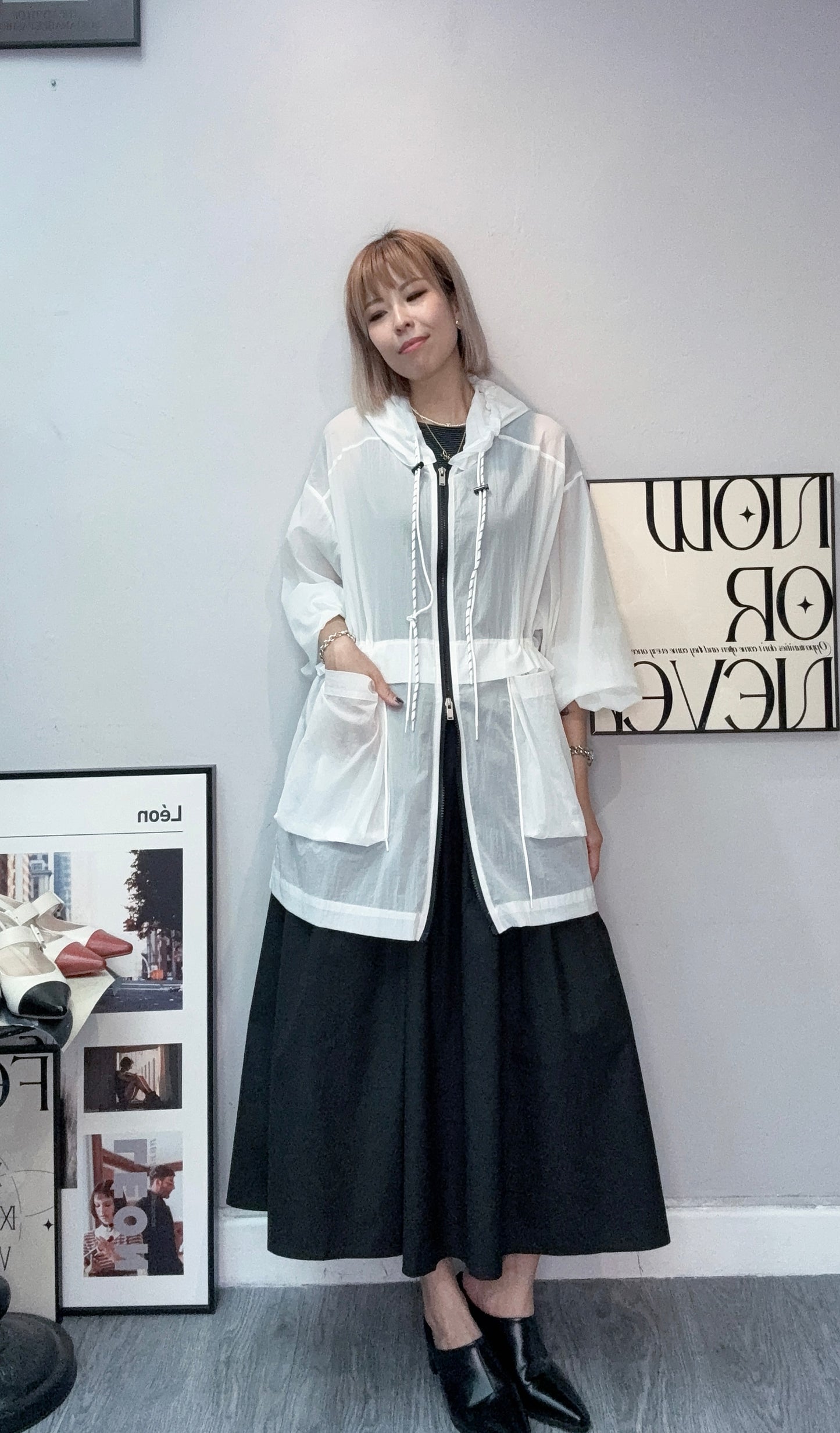 (-20%)Big pockets windbreaker #00777