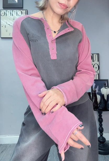 Washing cotton rib top #00124