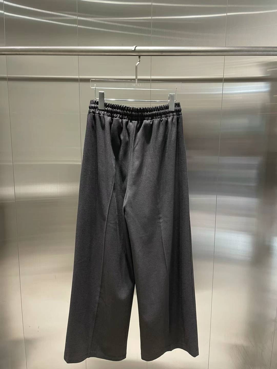 Waistband wool pants