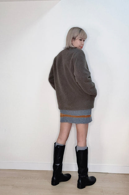 Lamb wool cardigan