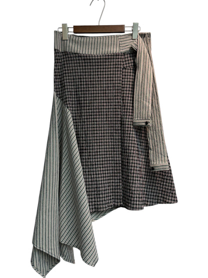 Checked tank x skirt set #00591