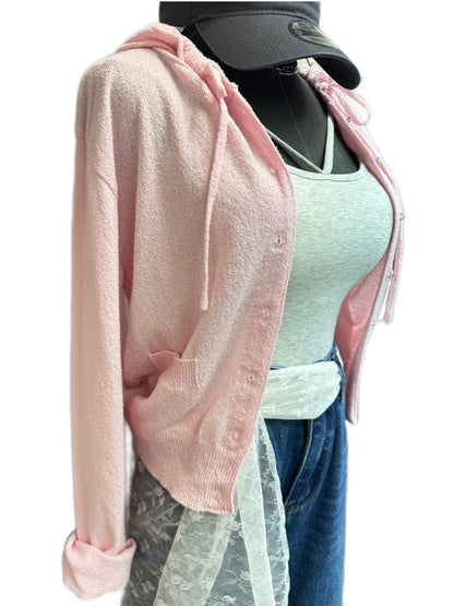 With hat knitted outer