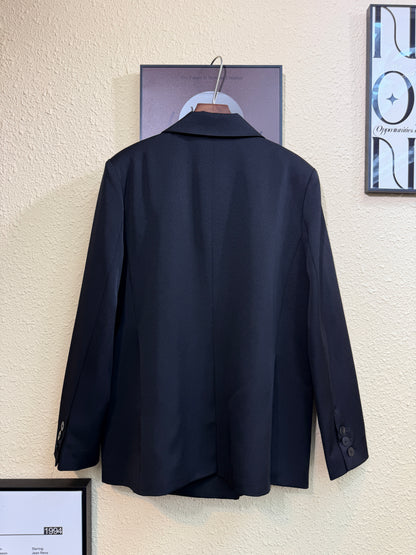 “H” embroidery pocket blazer #00972
