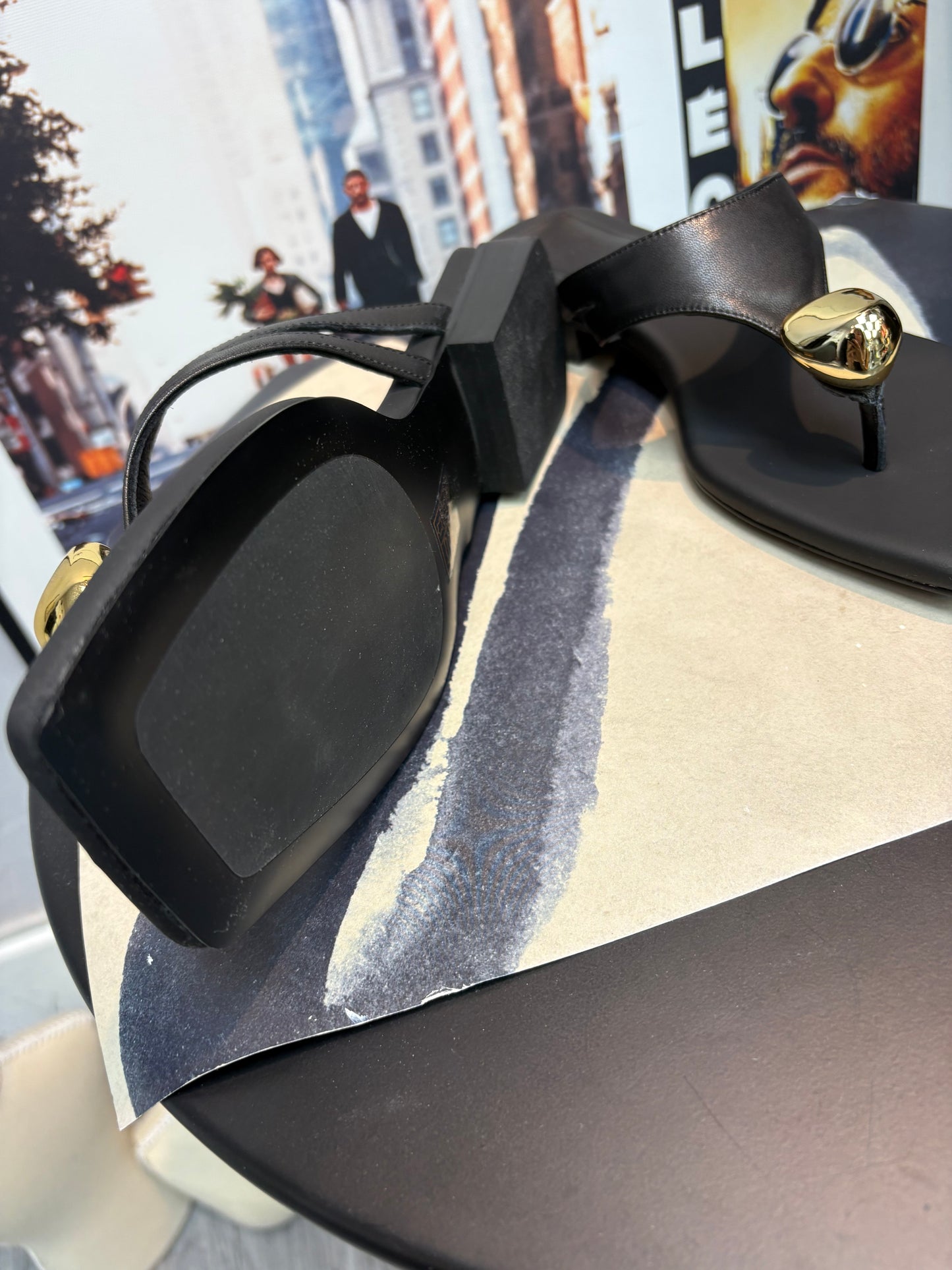 👍🏻Italy calfskin flip-flops
