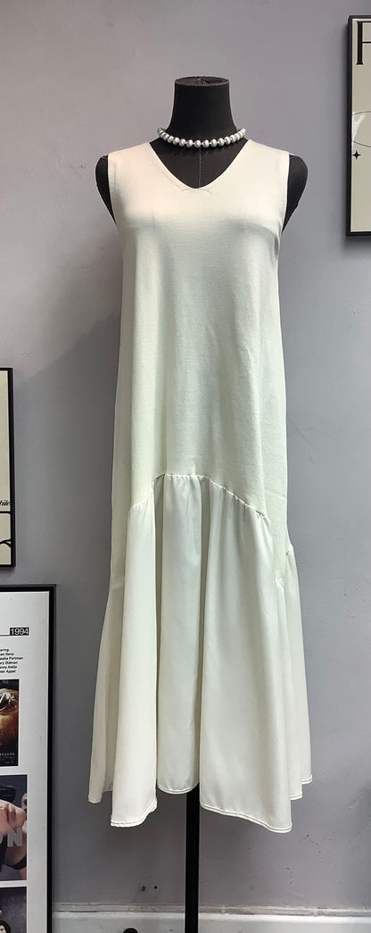 2-Tone Vest One Piece