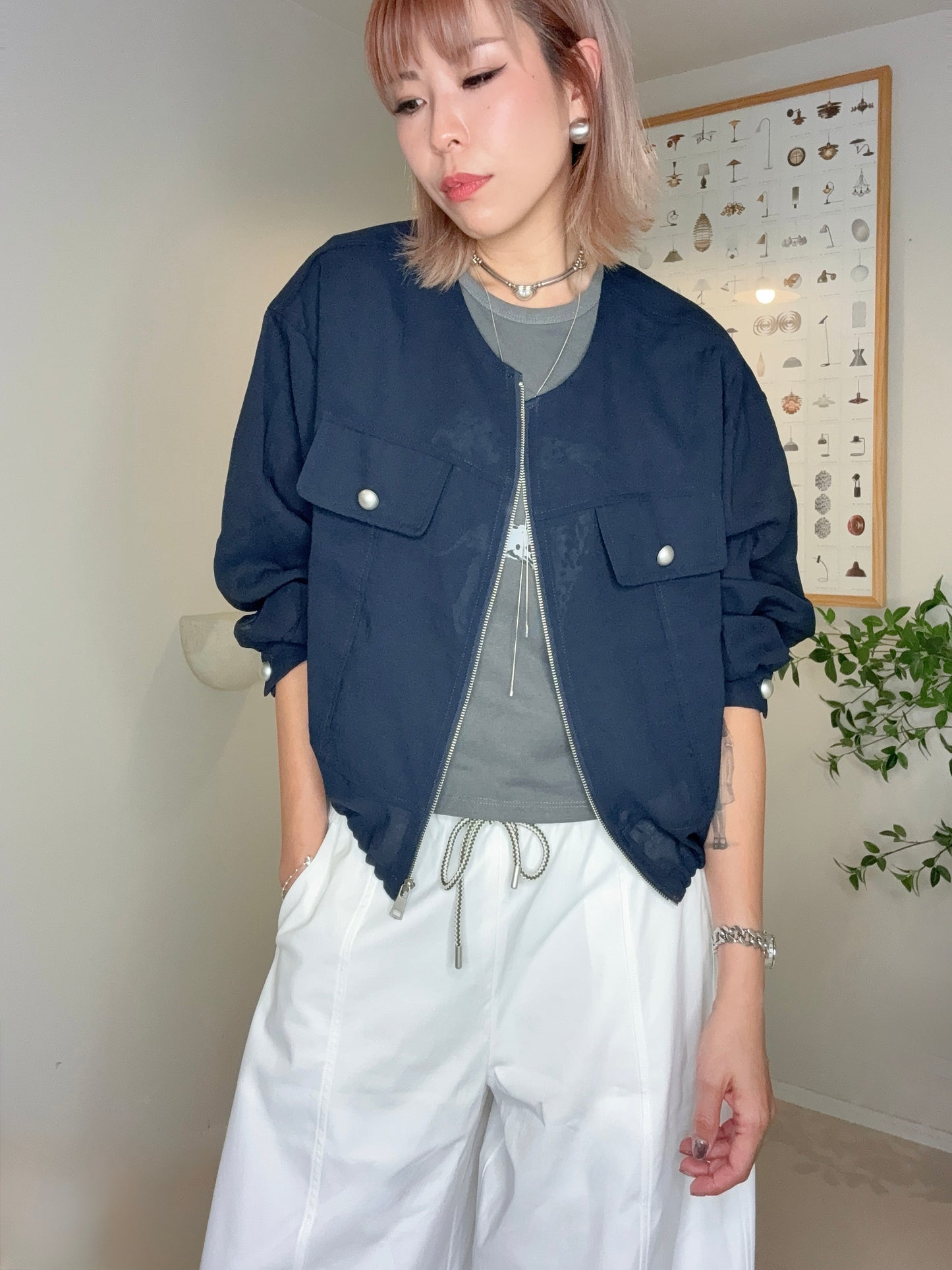 (Promotion -20%)See through jacket #00692