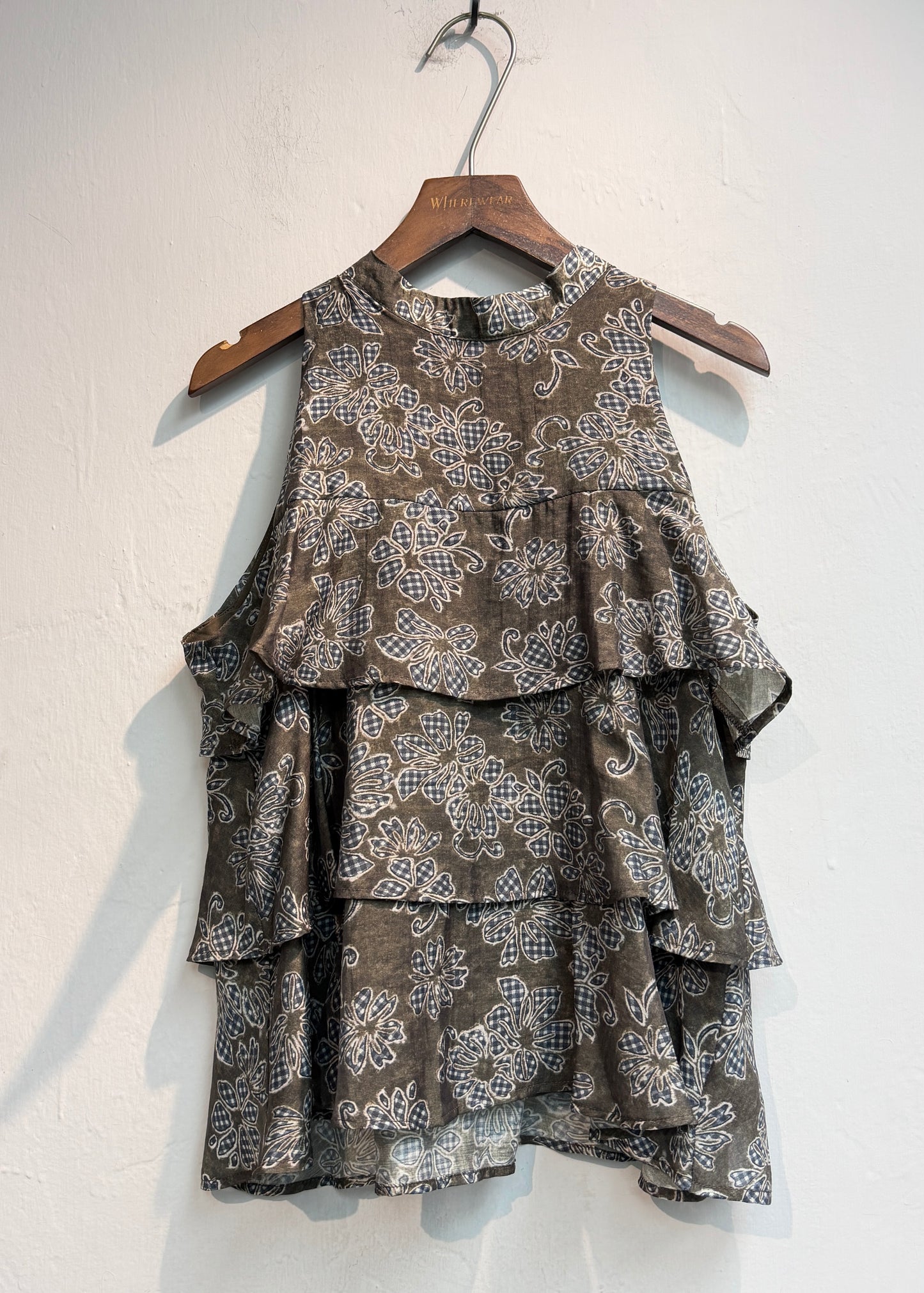 (-20%)Floral layers blouse #00775