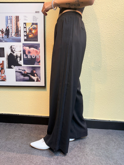 Side pleated pants #008867