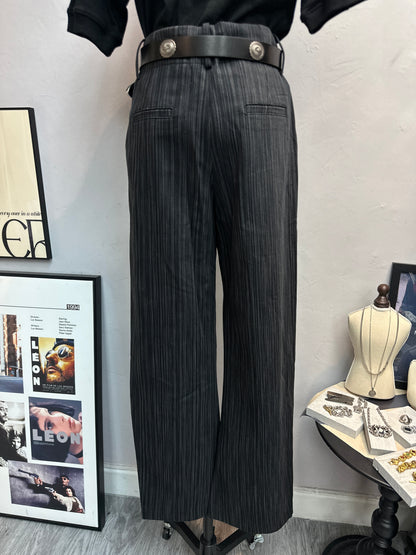 (-50% off)stripe Jeans