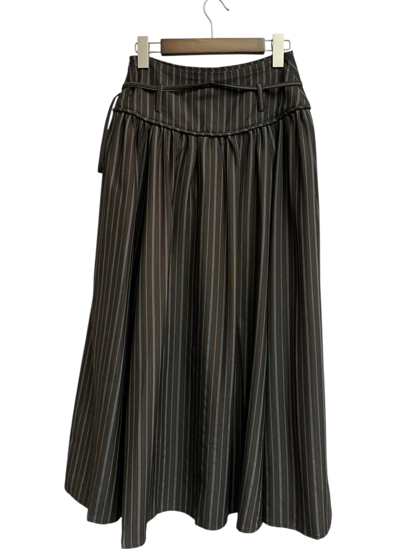 Straight strips skirt