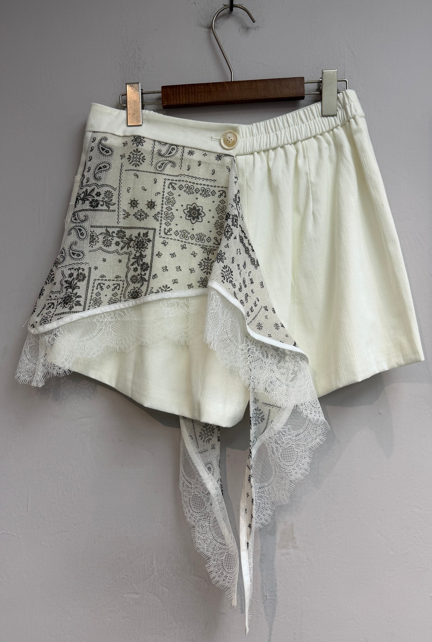 (-20%)Paisley pattern shorts set #00827