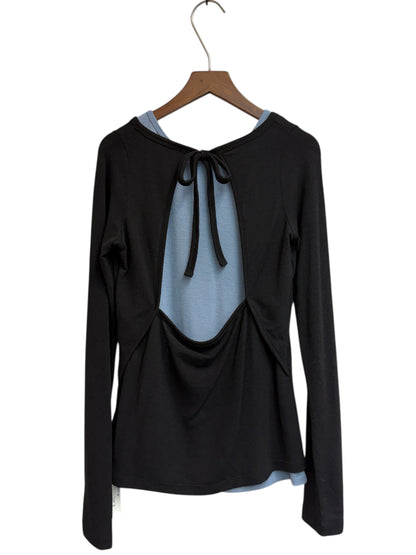 Back ribbon two pieces cotton tee