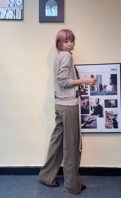 With belt knitted outer #00847