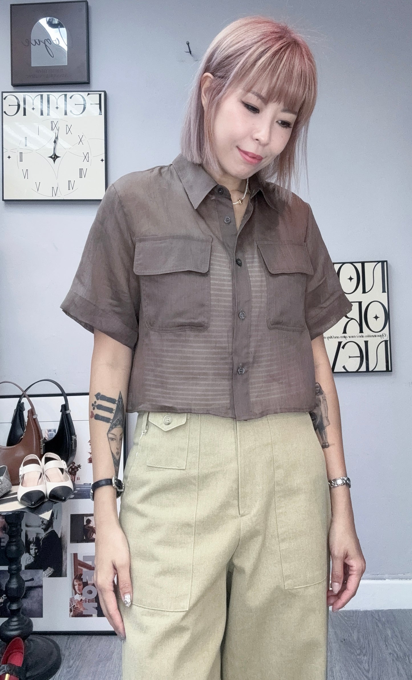 (-20%)Front two pockets short outer #00822
