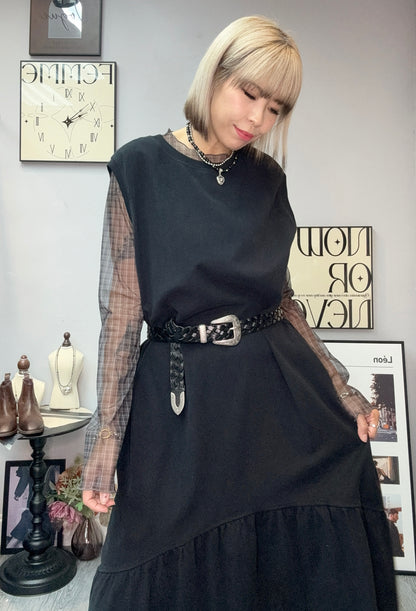 Back tag cotton one piece