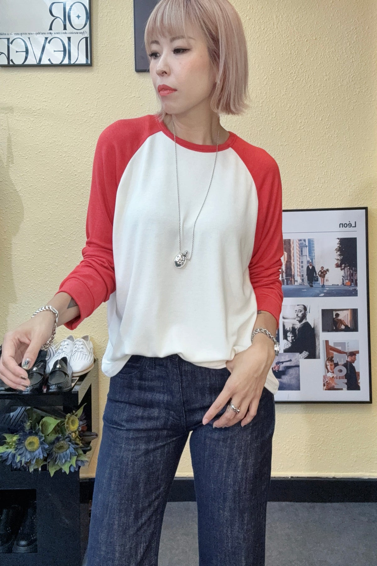 Reglam sleeve tee #00923