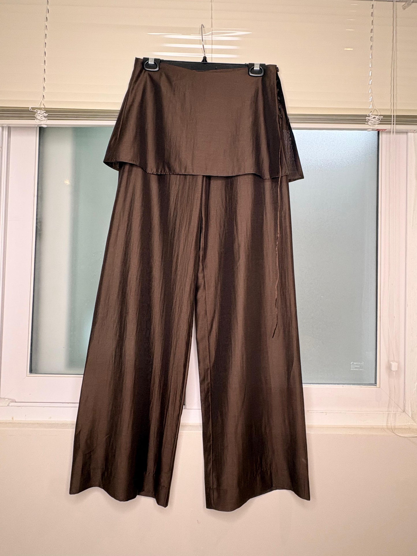 Two in one silky pants #00705