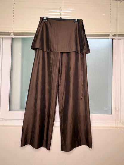 Two in one silky pants #00705